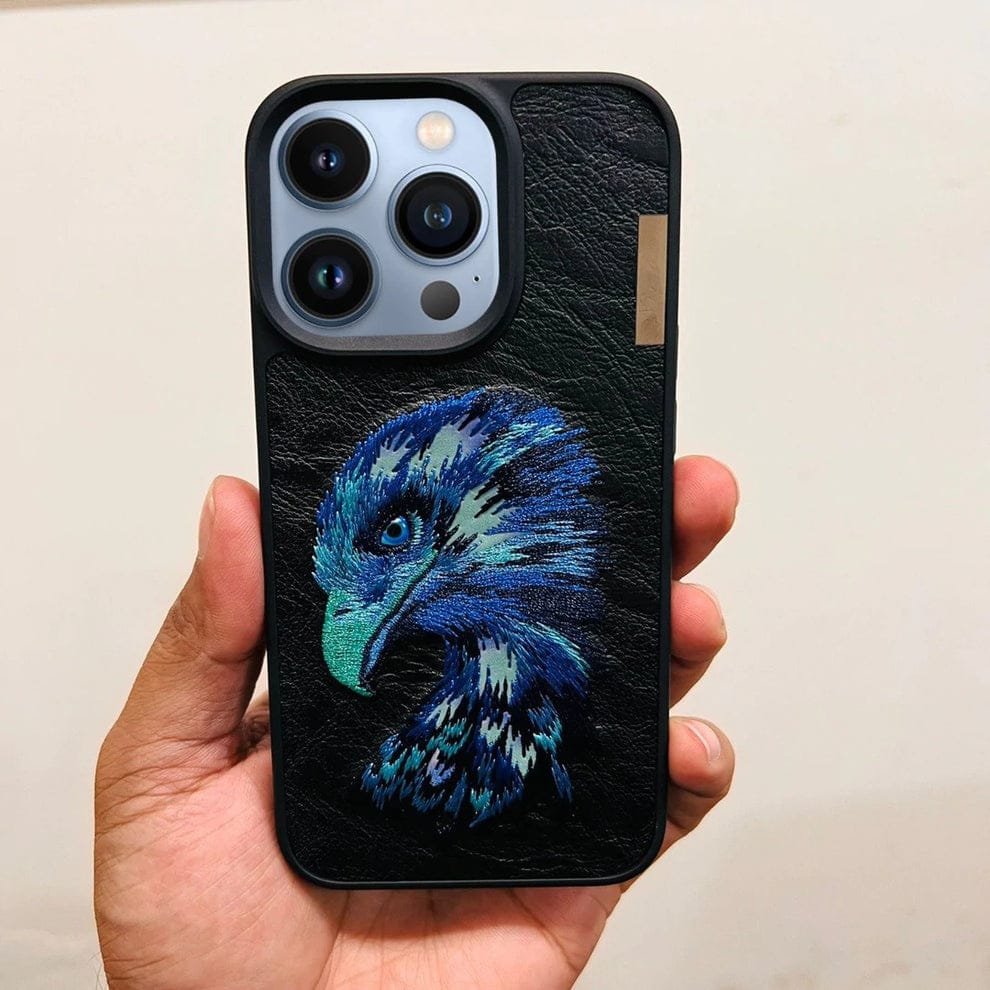 TIGER & EAGLE LEATHER IPHONE CASE