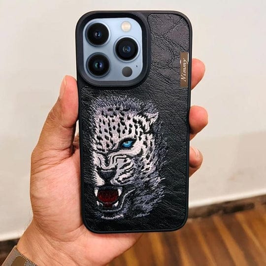 TIGER & EAGLE LEATHER IPHONE CASE